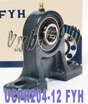 FYH Bearing UCPH204-12 3/4 Pillow Block Mounted Bearings - VXB Ball Bearings