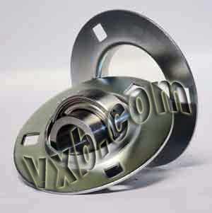 FYH SBPF207-22 Pressed Steel Housing Bearing 3-Bolt Flanged Mounted - VXB Ball Bearings