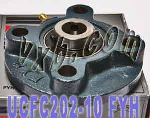 FYH UCFC202-10 5/8 Round Flanged Bearing Mounted Bearings - VXB Ball Bearings