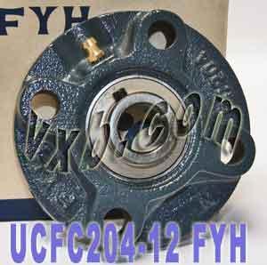 FYH UCFC204-12 3/4 Round Flanged Bearing Mounted Bearings - VXB Ball Bearings
