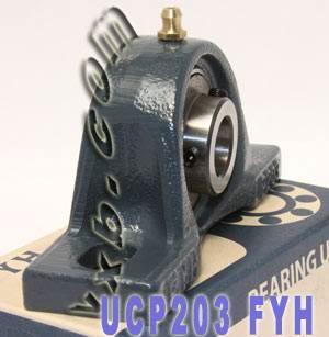 FYH UCP203 Pillow Block Bearing 17mm inner Diameter Mounted Bearings - VXB Ball Bearings
