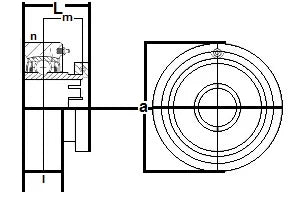 GRC206-19 Bearing Cylindrical Carttridge 1 3/16 Inch - VXB Ball Bearings