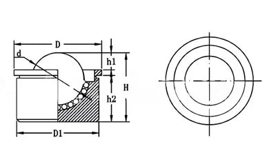 Heavy Duty Machined Stainless Steel Drop in Ball Transfer Unit - VXB Ball Bearings