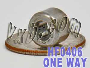 HF0406 One Way Needle Bearing/Clutch 4x8x6 Miniature - VXB Ball Bearings