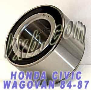 Honda Civic Wagovan Auto/Car Wheel Ball Bearing 1984-1987 Bearings - VXB Ball Bearings