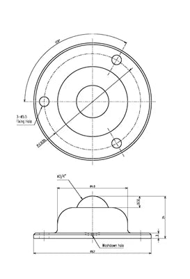IA-19 IGUCHI Light weight Aluminum AC7A Ball Transfer - VXB Ball Bearings