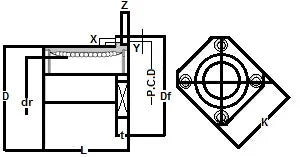 KBK40GUU NB Bearing 40mm Ball Bushings Linear Motion Bearings - VXB Ball Bearings