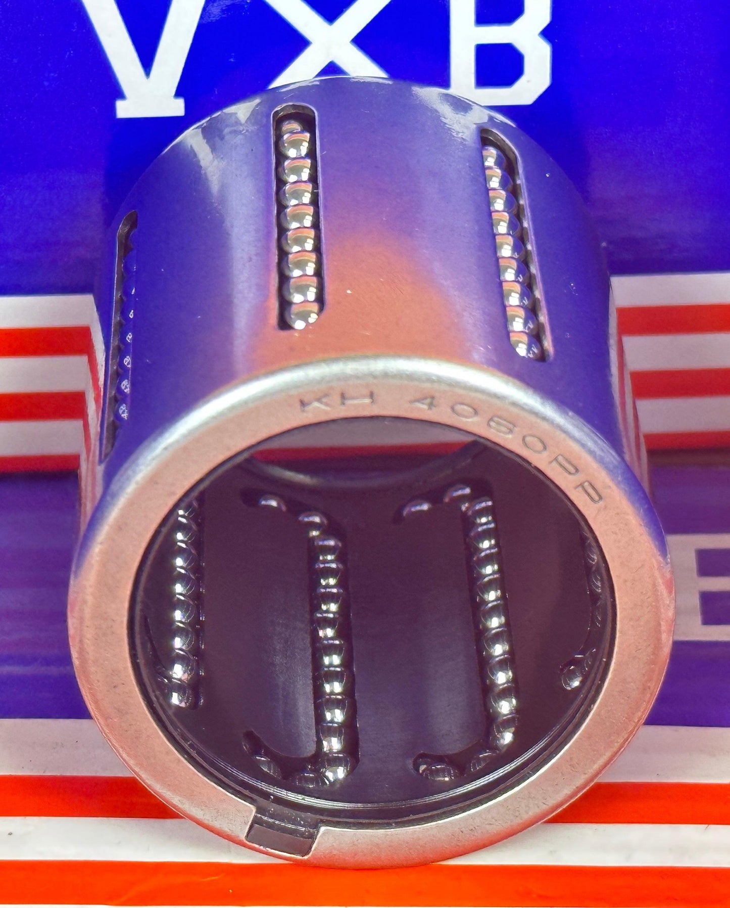 KH4060PP 40mm Sealed Ball Bushing 40x52x60 Linear Motion Bearings - VXB Ball Bearings