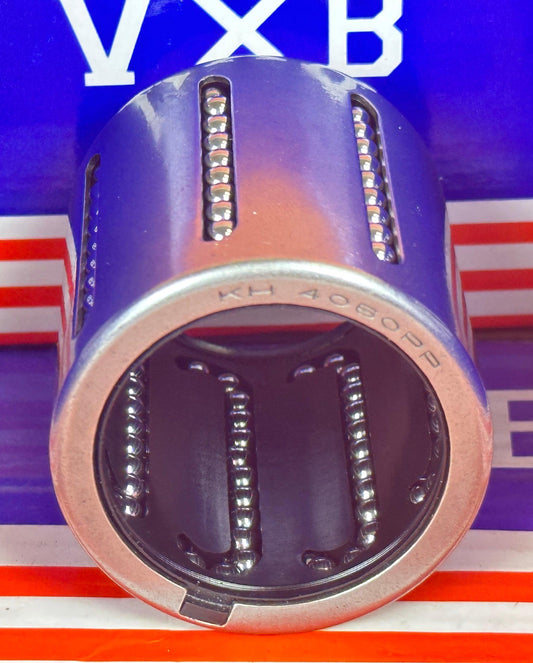 KH4060PP 40mm Sealed Ball Bushing 40x52x60 Linear Motion Bearings - VXB Ball Bearings