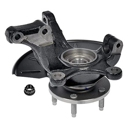 KN798406PR Front Steering Knuckles & Wheel Bearing Hub Assembly 5 Lugs Pair 2 Driver and Passenger Side Replacement for 2005-2012 Ford Escape 2005-2011 Mercury Mariner 2005 Mazda Tribute FWD - VXB Ball Bearings