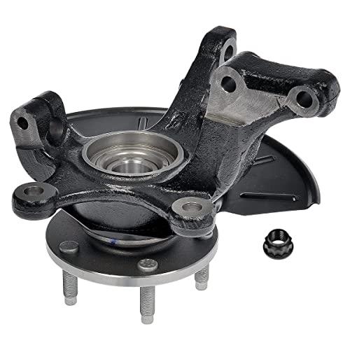 KN798406PR Front Steering Knuckles & Wheel Bearing Hub Assembly 5 Lugs Pair 2 Driver and Passenger Side Replacement for 2005-2012 Ford Escape 2005-2011 Mercury Mariner 2005 Mazda Tribute FWD - VXB Ball Bearings