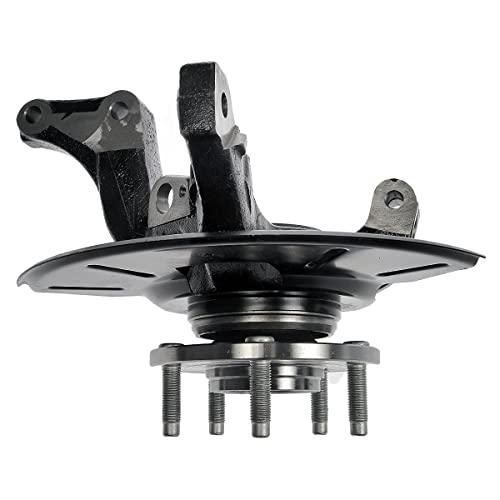 KN798406PR Front Steering Knuckles & Wheel Bearing Hub Assembly 5 Lugs Pair 2 Driver and Passenger Side Replacement for 2005-2012 Ford Escape 2005-2011 Mercury Mariner 2005 Mazda Tribute FWD - VXB Ball Bearings