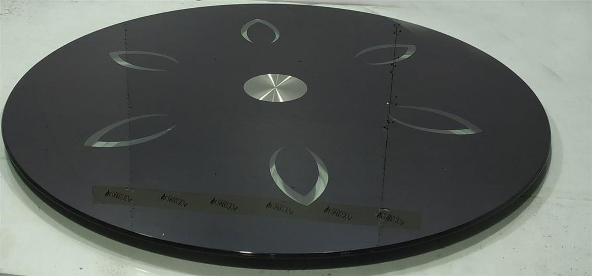 Lazy PT136 Heavy Duty Round Table Dining Glass Restaurant Lazy Susan Turntable for 8~10Feet 1600mm - VXB Ball Bearings