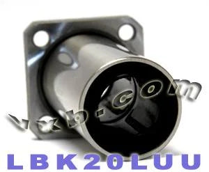 LBK20LUU 20mm Long Square Flanged Bushing Linear Motion LMK20LUU - VXB Ball Bearings
