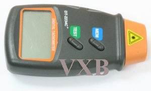 LCD Digital Photo Laser Tachometer Non Contact Tach RPM Measuring Tool - VXB Ball Bearings