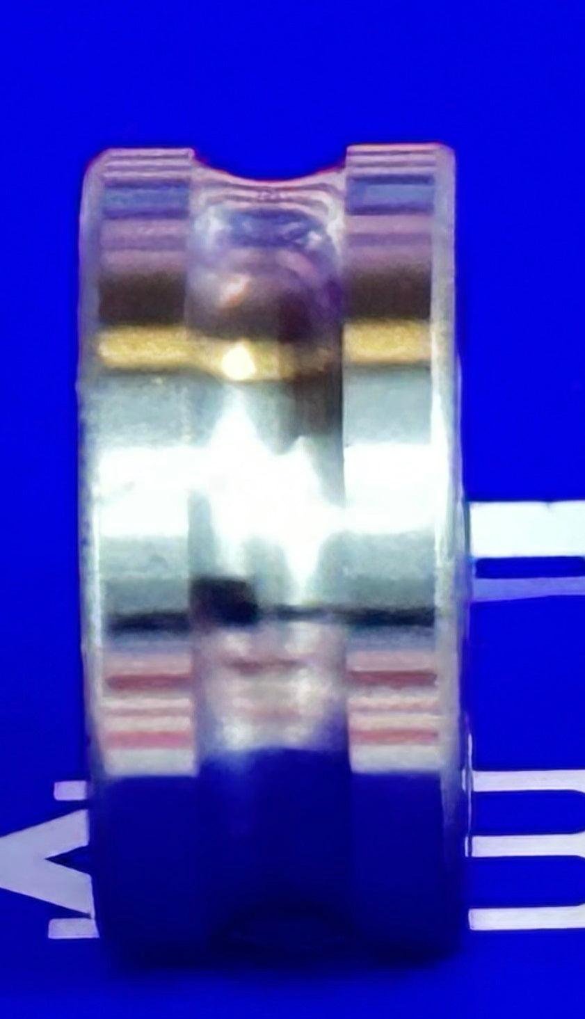 LFR50/8KDD 8mm ID x 6mm U Groove Track Roller Bearing Track Bearings - VXB Ball Bearings