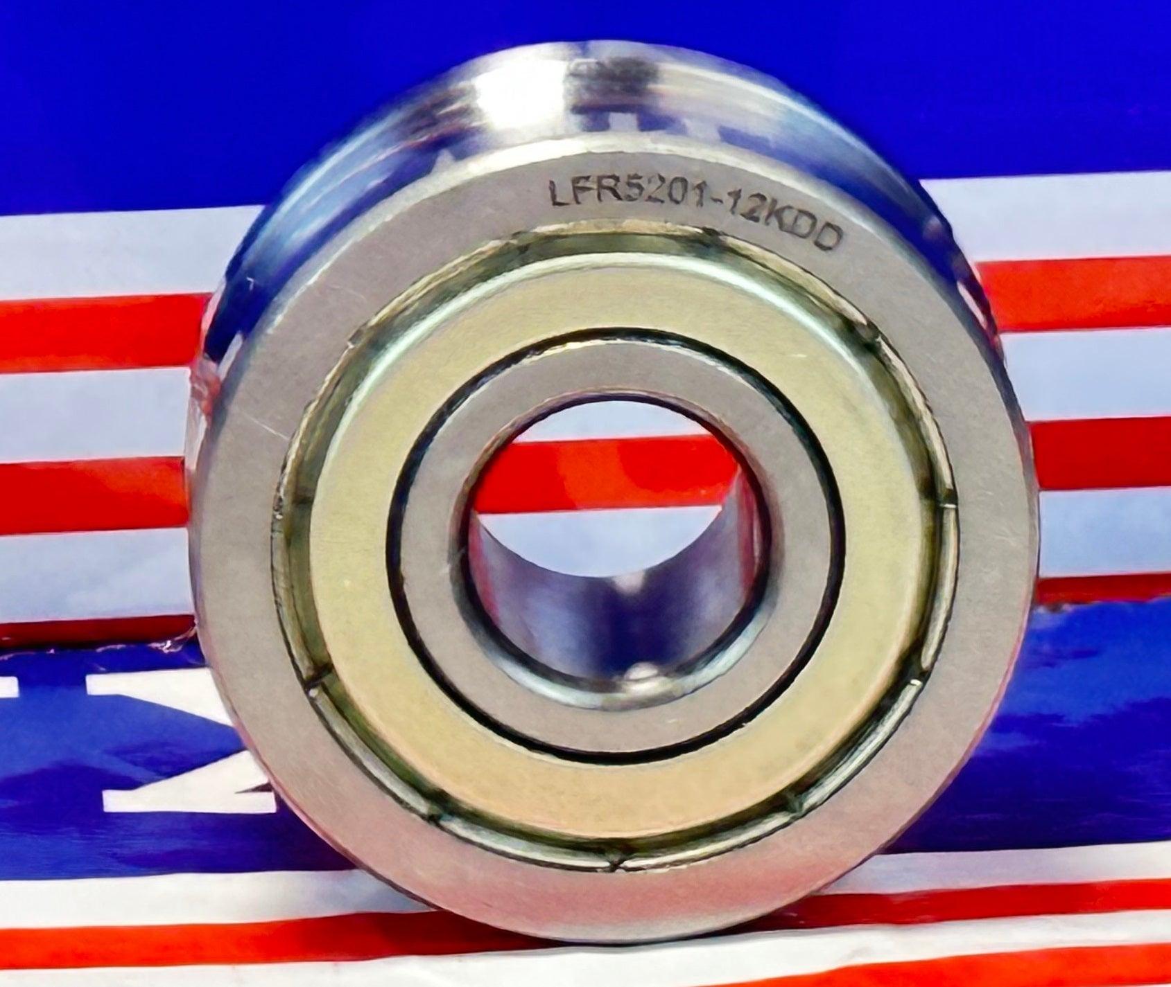 LFR5201-12KDD 12mm ID x 35mm U Groove Track Roller Bearing Track - VXB Ball Bearings