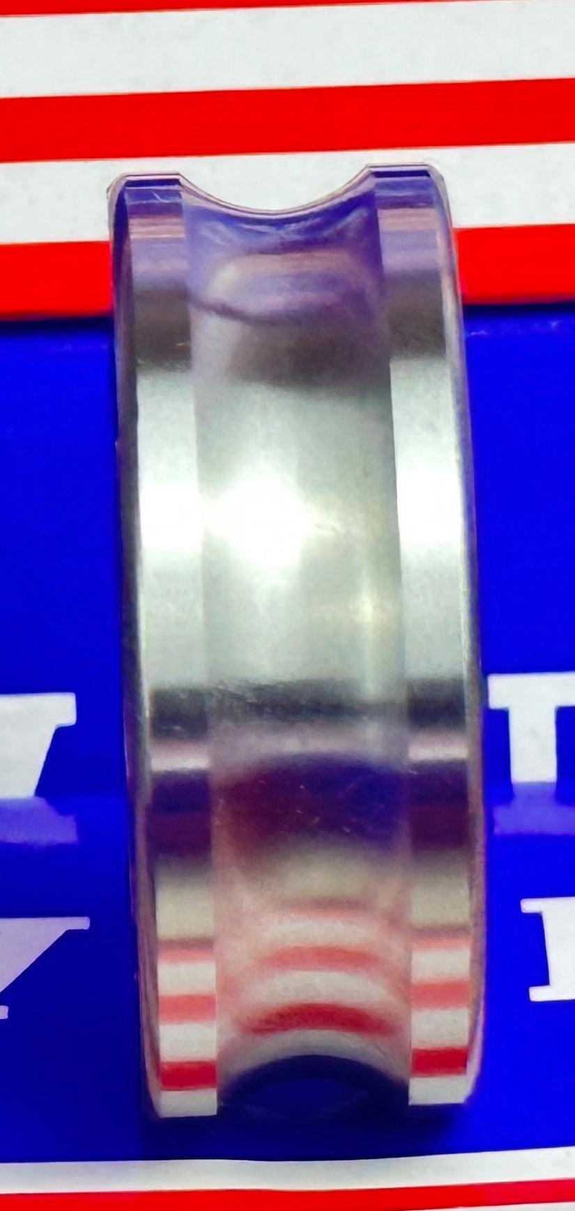 LFR5202-12NPP 15mm ID x 45mm U Groove Track Roller Bearing Track - VXB Ball Bearings