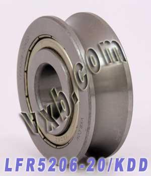 LFR5206-20KDD 25mm ID x 20mm U Groove Track Roller Bearing Track - VXB Ball Bearings