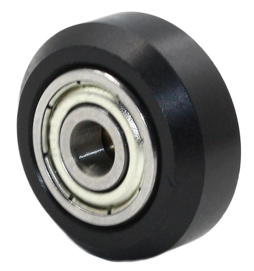 Linear Motion Guide Way 8x24x11mm Track Roller Bearing with Tire - VXB Ball Bearings