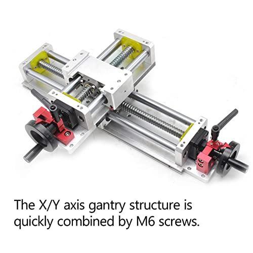 Linear Stage Actuator 300mm Ballscrew 1605 Optical Axis Linear Rail Guide Manual Slide Stage C7 with Ruler for DIY CNC Router Controller 4-Axis Stage - VXB Ball Bearings