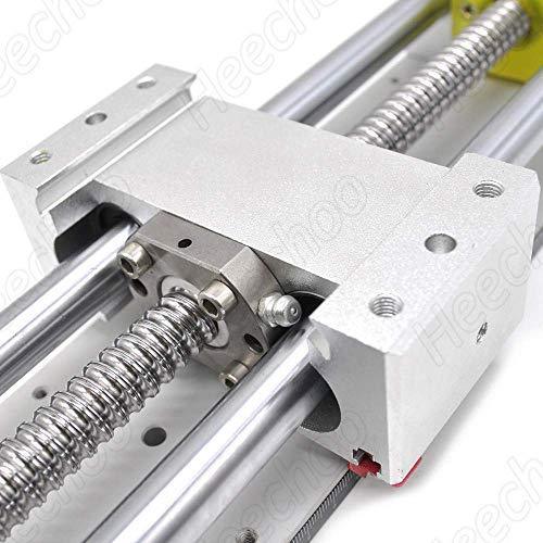 Linear Stage Actuator 300mm Ballscrew 1605 Optical Axis Linear Rail Guide Manual Slide Stage C7 with Ruler for DIY CNC Router Controller 4-Axis Stage - VXB Ball Bearings