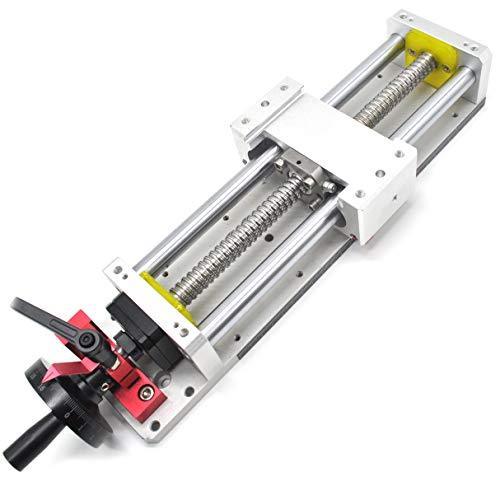Linear Stage Actuator 400mm Ballscrew 1605 Optical Axis Linear Rail Guide Manual Slide Stage C7 with Ruler for DIY CNC Router Controller XYZ-Axis Stage - VXB Ball Bearings