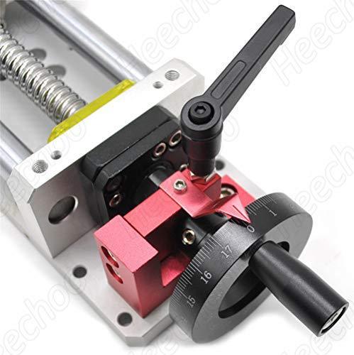 Linear Stage Actuator 400mm Ballscrew 1605 Optical Axis Linear Rail Guide Manual Slide Stage C7 with Ruler for DIY CNC Router Controller XYZ-Axis Stage - VXB Ball Bearings