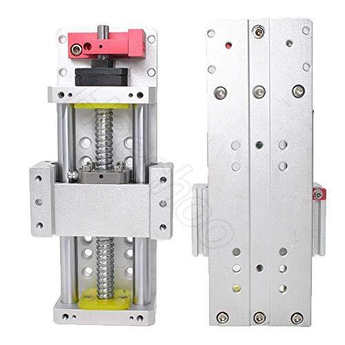 Linear Stage Actuator Travel 200mm Ballscrew 1605 Double Optical Axis Linear Rail Guide Manual Slide Stage C7 with Ruler for CNC Router Controller DIY 3-axis - VXB Ball Bearings