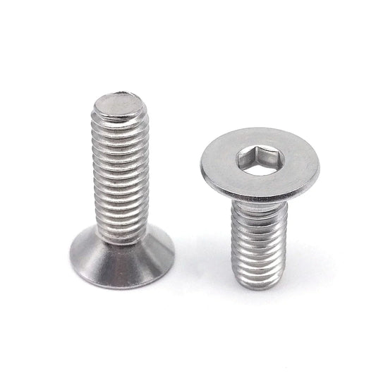 M5 20mm Long Low Profile Stainless Steel Hexagon Screw - VXB Ball Bearings