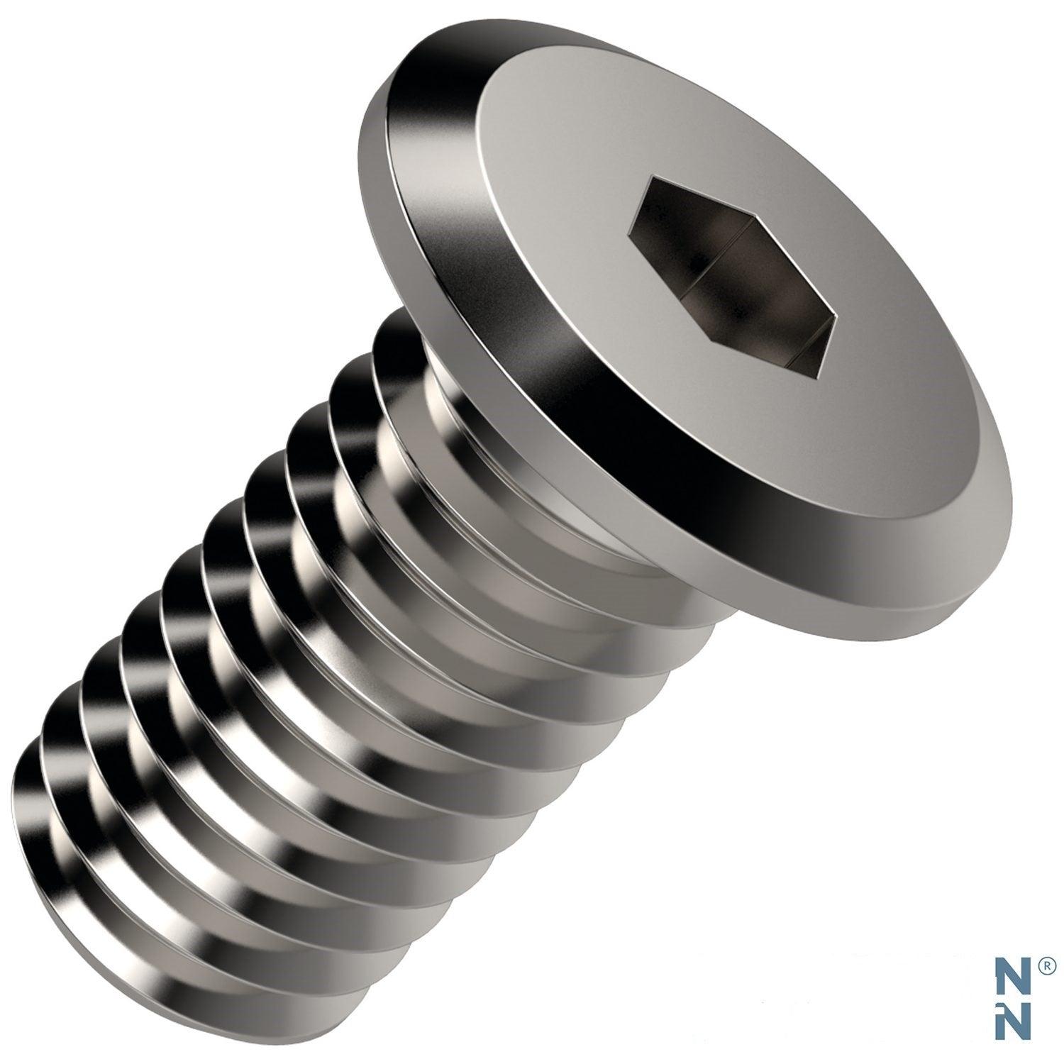 M5 20mm Long Low Profile Stainless Steel Hexagon Screw - VXB Ball Bearings