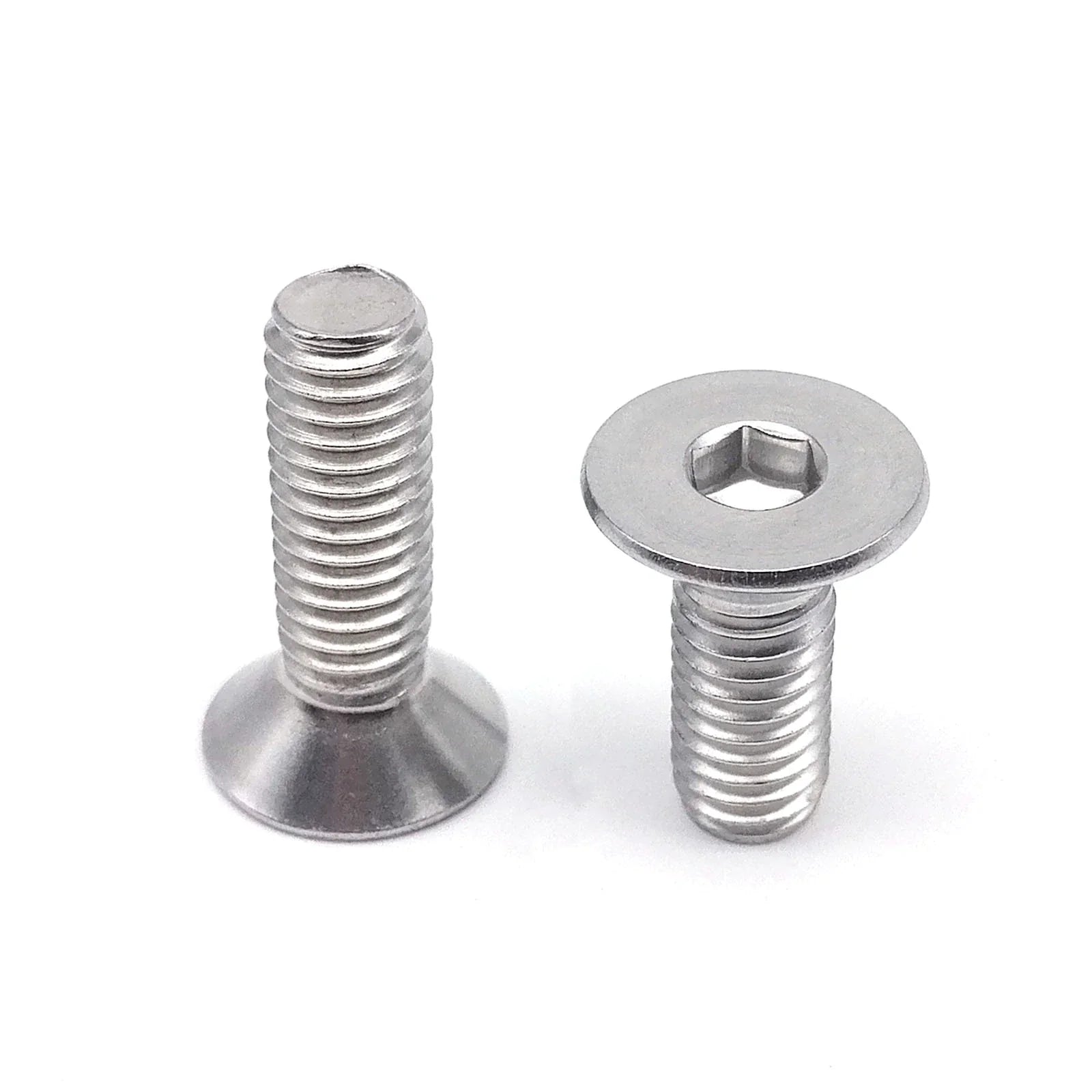 M6 10mm Long Low Profile Stainless Steel Hexagon Screw - VXB Ball Bearings