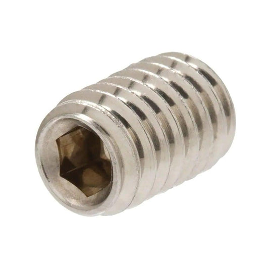 M6 10mm Long Stainless Steel Hexagon Headless Screw - VXB Ball Bearings