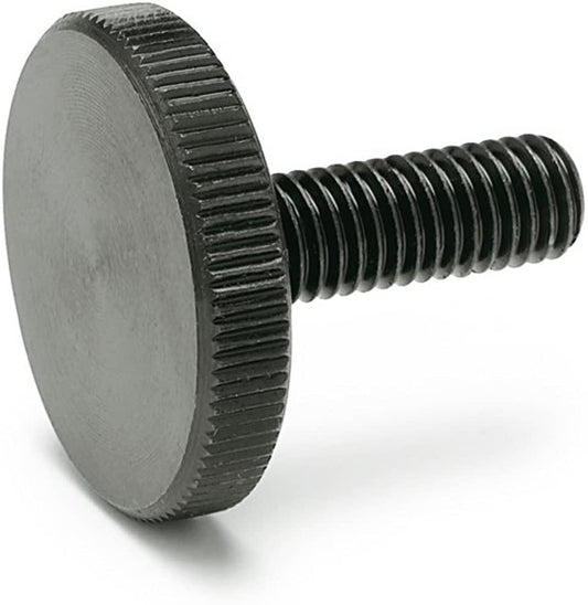 M6 25mm Long Knurled Head Steel Thumb Screw - VXB Ball Bearings