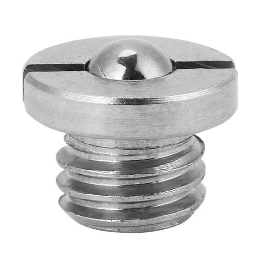 M6 6mm Stainless Steel Threaded Flanged Ball Spring Plunger - VXB Ball Bearings