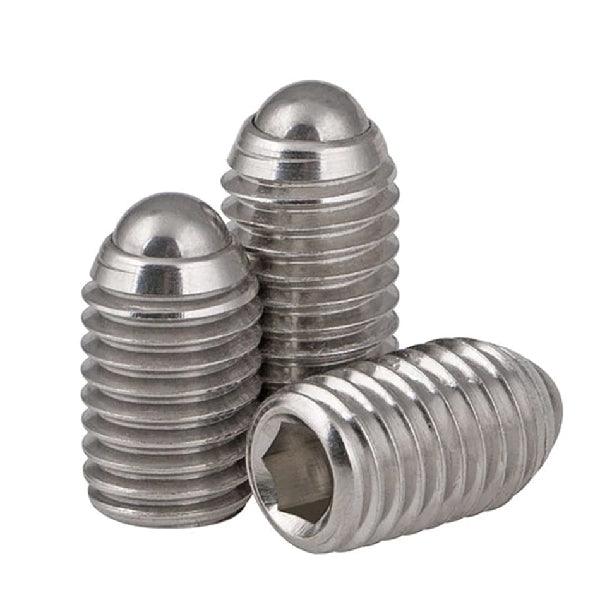 M8 25mm Long Stainless Steel Ball Plunger / Hex Head - VXB Ball Bearings