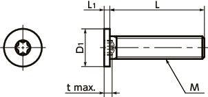 Made in Japan SFB-M3-12 NBK Socket Button Head Cap Screws with Flange Pack of 50 - VXB Ball Bearings