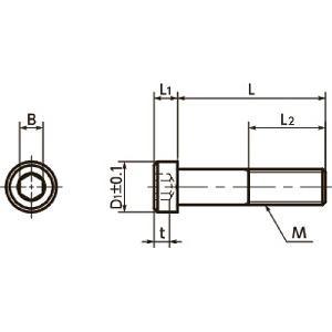 Made in Japan SLHS-M8-16-SD NBK Socket Head Cap Screws with Low & Small Head. Pack of 10 - VXB Ball Bearings