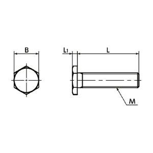 Made of Japan SNHS-M8-25-LH NBK Hexagon Head Screws /Low Head 10pcs - VXB Ball Bearings