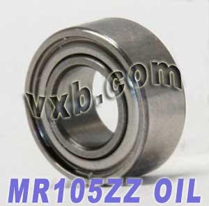 MR105ZZ Bearing 5x10x4 Shielded Oil Miniature - VXB Ball Bearings