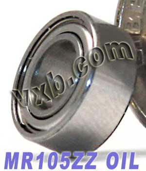 MR105ZZ Bearing 5x10x4 Shielded Oil Miniature - VXB Ball Bearings
