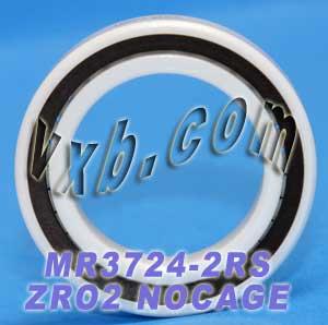 MR3724-2RS Full Complement Ceramic Bearing 24x37x7 ZrO2 Bearings - VXB Ball Bearings