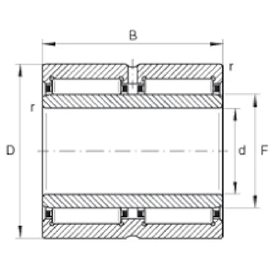 NA6912 Needle Roller Bearing 60x85x45mm - VXB Ball Bearings