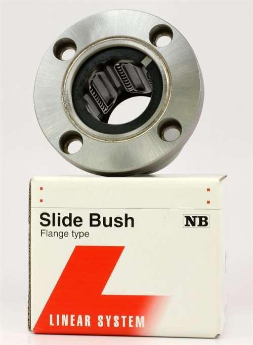 NB SWF24GWUU 1 1/2 inch Ball Bushings Round Flange Wide Linear Motion - VXB Ball Bearings