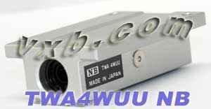 NB TWA4WUU 1/4 inch Ball Bushing Block Linear Motion - VXB Ball Bearings