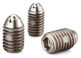 NBK Japan MP-3 Miniature Stainless Steel Heavy Load Ball Plunger with Vibration Resistant Treatment - VXB Ball Bearings