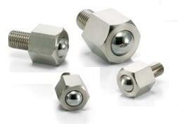 NBK Made in Japan BRDH-12 Hexagon Head Screw Type Ball Transfer Unit for Downward and Sideward Facing Applications - VXB Ball Bearings