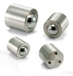 NBK Made in Japan BRDT-38 Tap Hole Type Ball Transfer Unit for Downward and Sideward Facing Applications - VXB Ball Bearings