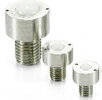 NBK Made in Japan BRUCS-10-N Cap Screw Type Ball Transfer Unit for Upward Facing Applications - VXB Ball Bearings