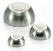 NBK Made in Japan BRURS-22-N Round Type Ball Transfer Unit for Upward Facing Applications - VXB Ball Bearings